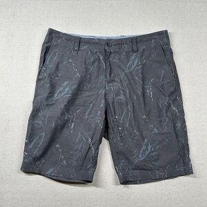 7 Diamonds Short Mens 32‎ Performance Chino All Over Print Floral Nature Plants